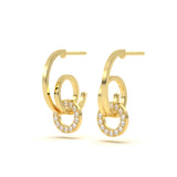 Dual Loop Diamond Hoops