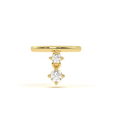 Round Diamond Earcuff