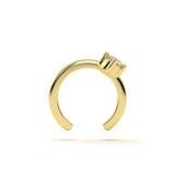 Round Diamond Earcuff