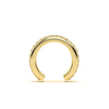 Crescent Diamond Earcuff