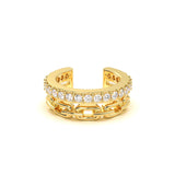 Link Diamond Earcuff