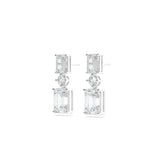 Mixed-Cut Three-Diamond Danglers