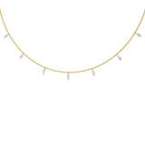 Marquise 0.75ct Floating Diamond Necklace