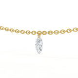 Marquise 0.75ct Floating Diamond Necklace