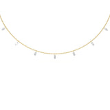 Marquise 0.75ct Floating Diamond Necklace