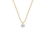 Round 0.50ct Floating Diamond Pendant