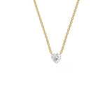 Heart 0.50ct Floating Diamond Pendant