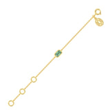 Classic Emerald Chain Bracelet