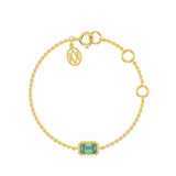 Classic Emerald Chain Bracelet