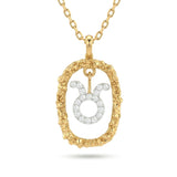 Taurus Diamond Zodiac Pendant