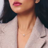 Aurora Diamond Floral Pendant