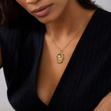 Capricorn Diamond Zodiac Pendant