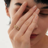 Cascade Diamond Ring