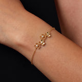 Clover Cluster Diamond Bracelet