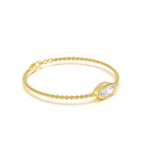 Marquise Bezel Diamond Bracelet