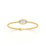 Marquise Bezel Diamond Bracelet