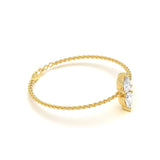 Dual Pear Diamond Bracelet