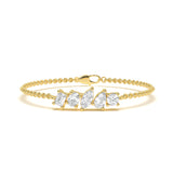 Cluster Solitaires Diamond Bracelet