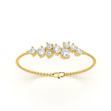 Round Cluster Diamond Bracelet