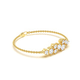 Round Cluster Diamond Bracelet