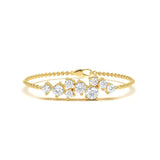 Round Cluster Diamond Bracelet