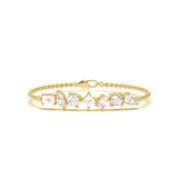 Cluster Solitaire Diamond Bracelet