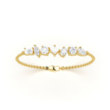 Cluster Solitaire Diamond Bracelet