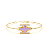 Mija Enamel Diamond Bracelet
