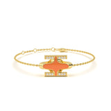 Mija Enamel Diamond Bracelet