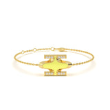 Mija Enamel Diamond Bracelet