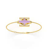 Mija Enamel Diamond Bracelet