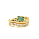 Emerald Solitaire Ring