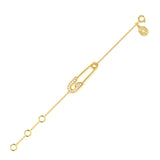 Diamond Pin Bracelet
