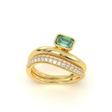 Emerald Solitaire Ring
