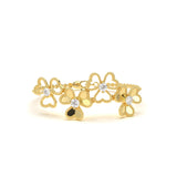 Cluster Heart Diamond Bracelet