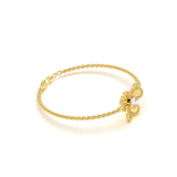 Floral Solitaire Diamond Bracelet