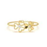 Dual Floral Diamond Bracelet