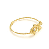 Twin Clover Diamond Bracelet