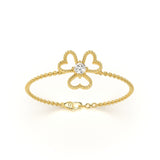 Classic Floral Diamond Bracelet
