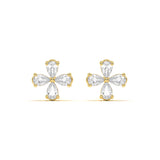 Classic Diamond Floral Stud