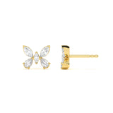 Butterfly Diamond Studs