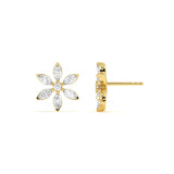 Chic Marquise Diamond Studs