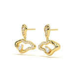 Diamond Cluster Earring