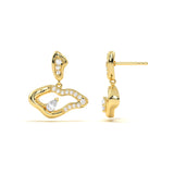 Diamond Cluster Earring