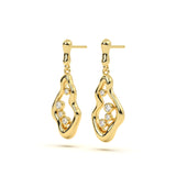 Flowing Cascade Diamond Drops