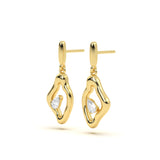 Pear Grace Diamond Earring