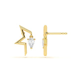 Pear Diamond Star Drop