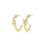 Marquise Toi Moi Diamond Hoop