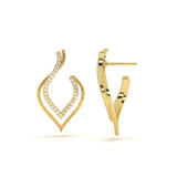 Flame Diamond Earring