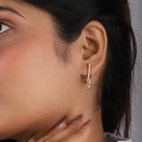 Twisted Pear Diamond Studs